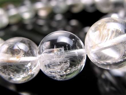 クォーツインクォーツ ブレスレット マニフェストクォーツ 貫入水晶 クリスタル