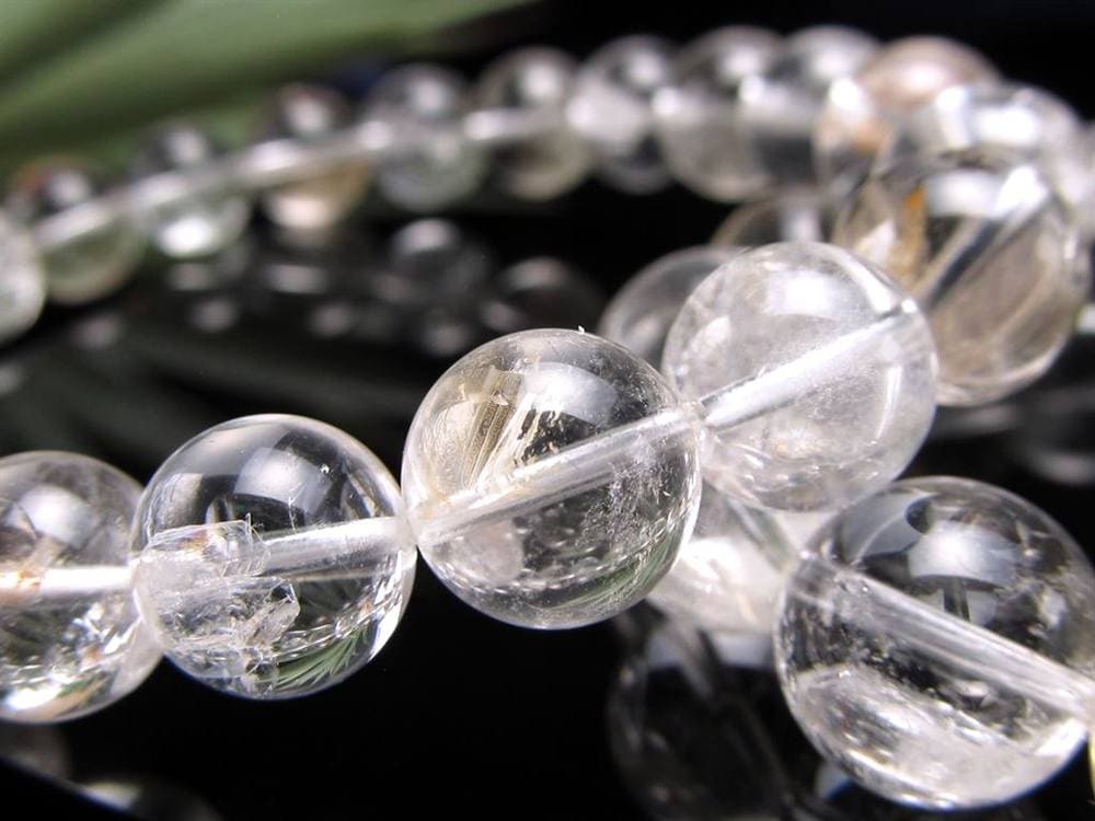 クォーツインクォーツ ブレスレット マニフェストクォーツ 貫入水晶 クリスタル