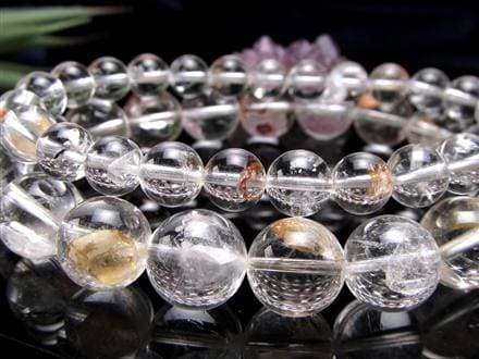 クォーツインクォーツ ブレスレット マニフェストクォーツ 貫入水晶 クリスタル