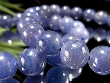 タンザナイト ブルーゾイサイト ブレスレット 灰簾石 タンザニア産