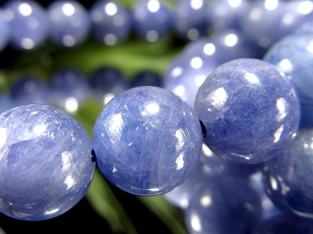 タンザナイト ブルーゾイサイト ブレスレット 灰簾石 タンザニア産