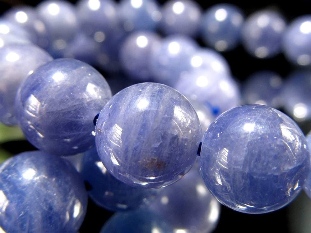 タンザナイト ブルーゾイサイト ブレスレット 灰簾石 タンザニア産