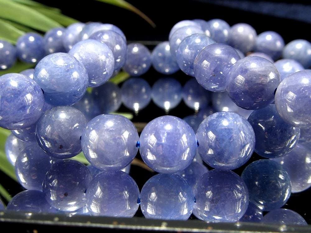 タンザナイト ブルーゾイサイト ブレスレット 灰簾石 タンザニア産