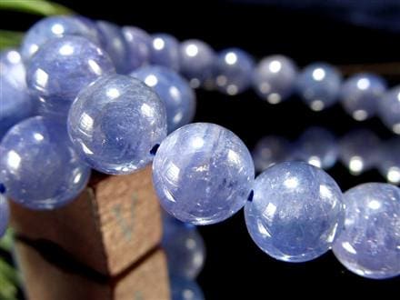 タンザナイト ブルーゾイサイト ブレスレット 灰簾石 タンザニア産