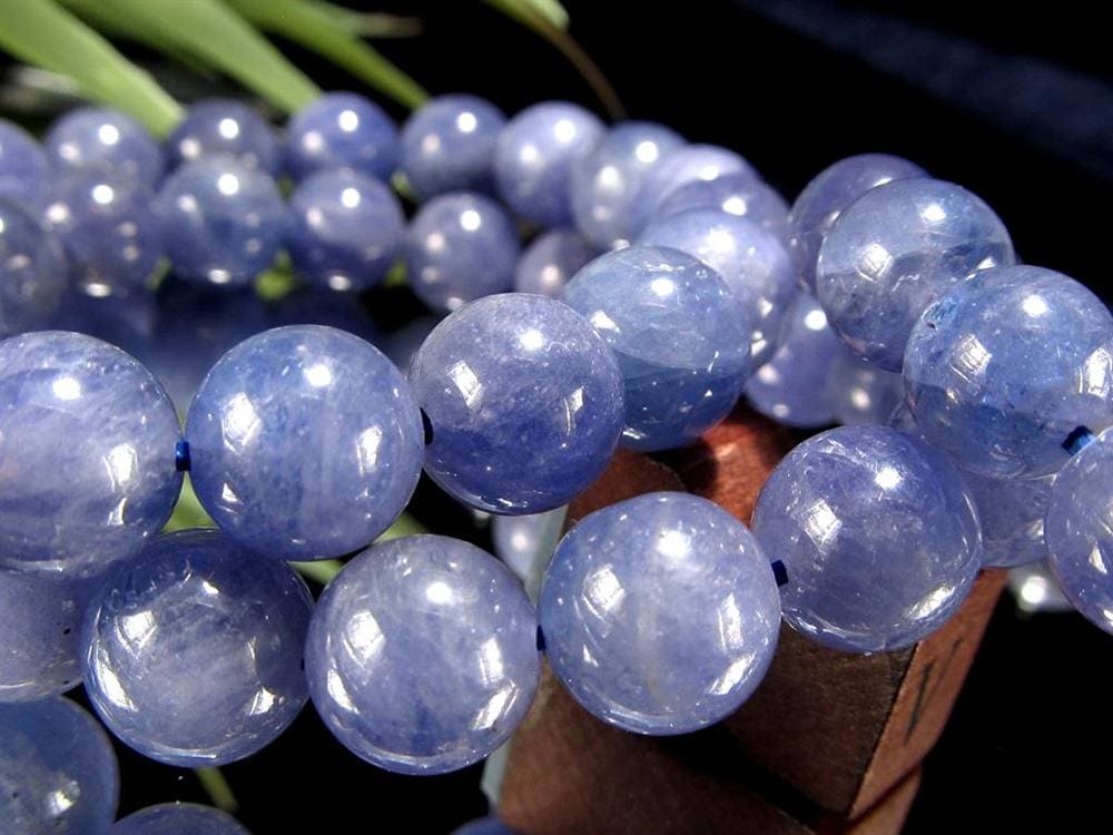 タンザナイト ブルーゾイサイト ブレスレット 灰簾石 タンザニア産