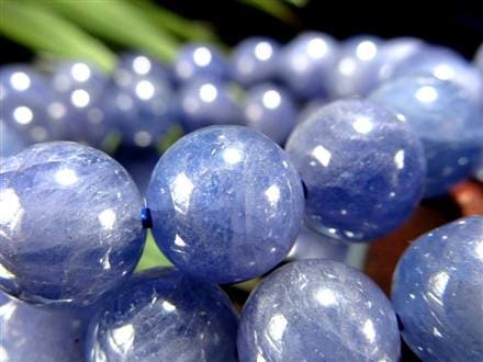 タンザナイト ブルーゾイサイト ブレスレット 灰簾石 タンザニア産