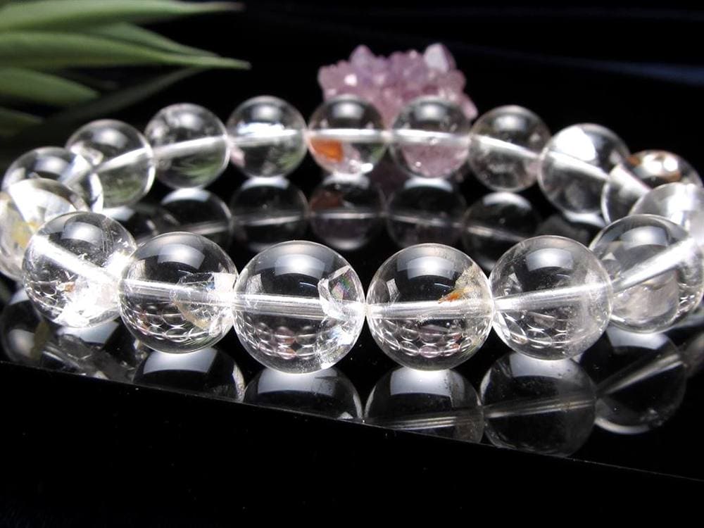 クォーツインクォーツ ブレスレット マニフェストクォーツ 貫入水晶 クリスタル