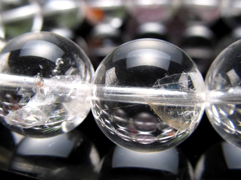 クォーツインクォーツ ブレスレット マニフェストクォーツ 貫入水晶 クリスタル