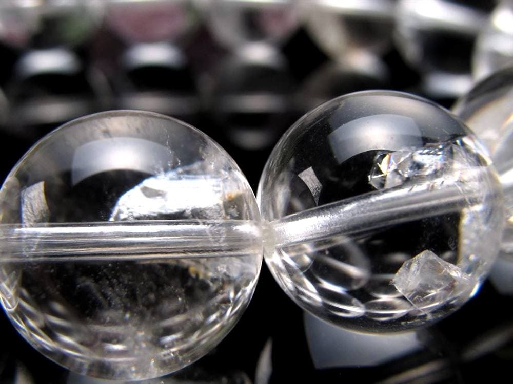 クォーツインクォーツ ブレスレット マニフェストクォーツ 貫入水晶 クリスタル