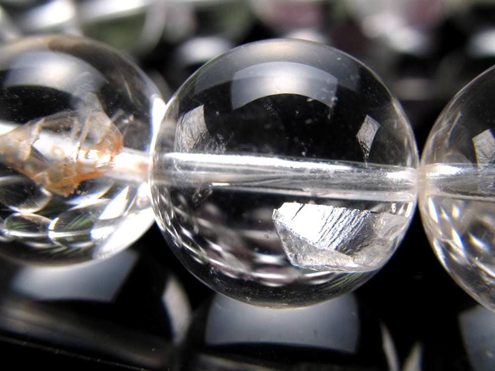 クォーツインクォーツ ブレスレット マニフェストクォーツ 貫入水晶 クリスタル