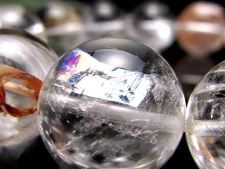 クォーツインクォーツ ブレスレット マニフェストクォーツ 貫入水晶 クリスタル