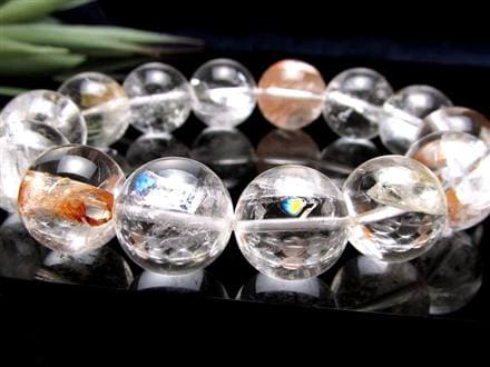 クォーツインクォーツ ブレスレット マニフェストクォーツ 貫入水晶 クリスタル