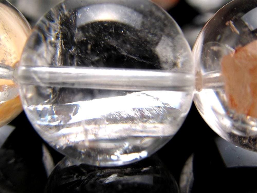 クォーツインクォーツ ブレスレット マニフェストクォーツ 貫入水晶 クリスタル