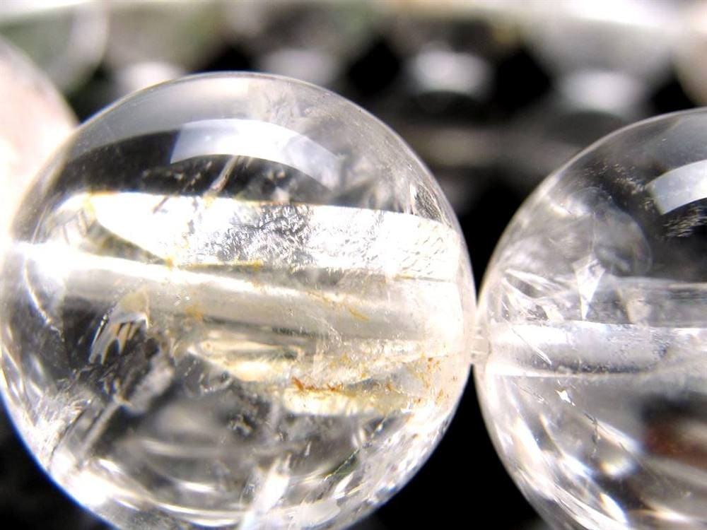 クォーツインクォーツ ブレスレット マニフェストクォーツ 貫入水晶 クリスタル