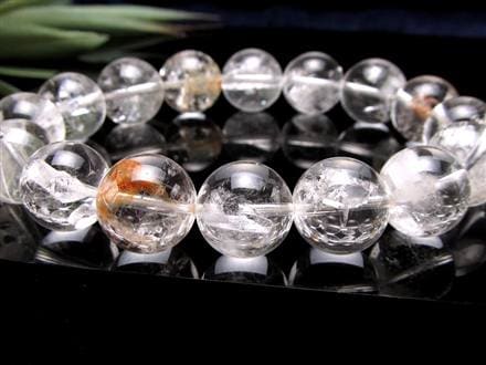 クォーツインクォーツ ブレスレット マニフェストクォーツ 貫入水晶 クリスタル