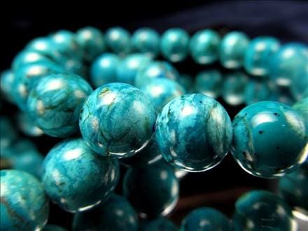 クリソコラ 珪孔雀石 ブレスレット ヒーリング 癒し