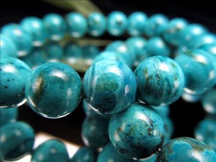 クリソコラ 珪孔雀石 ブレスレット ヒーリング 癒し