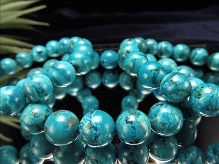 クリソコラ 珪孔雀石 ブレスレット ヒーリング 癒し