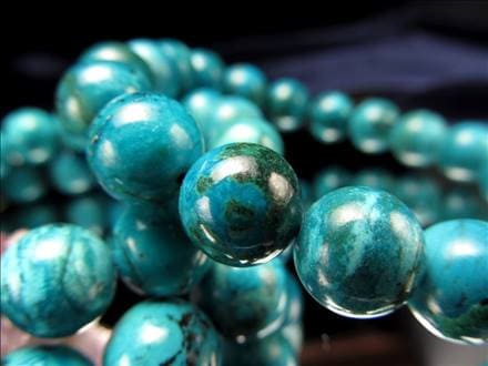 クリソコラ 珪孔雀石 ブレスレット ヒーリング 癒し