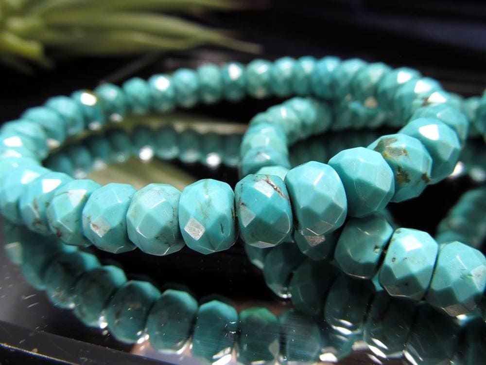 ターコイズ トルコ石 ブレスレット 12月の誕生石 スカイストーン
