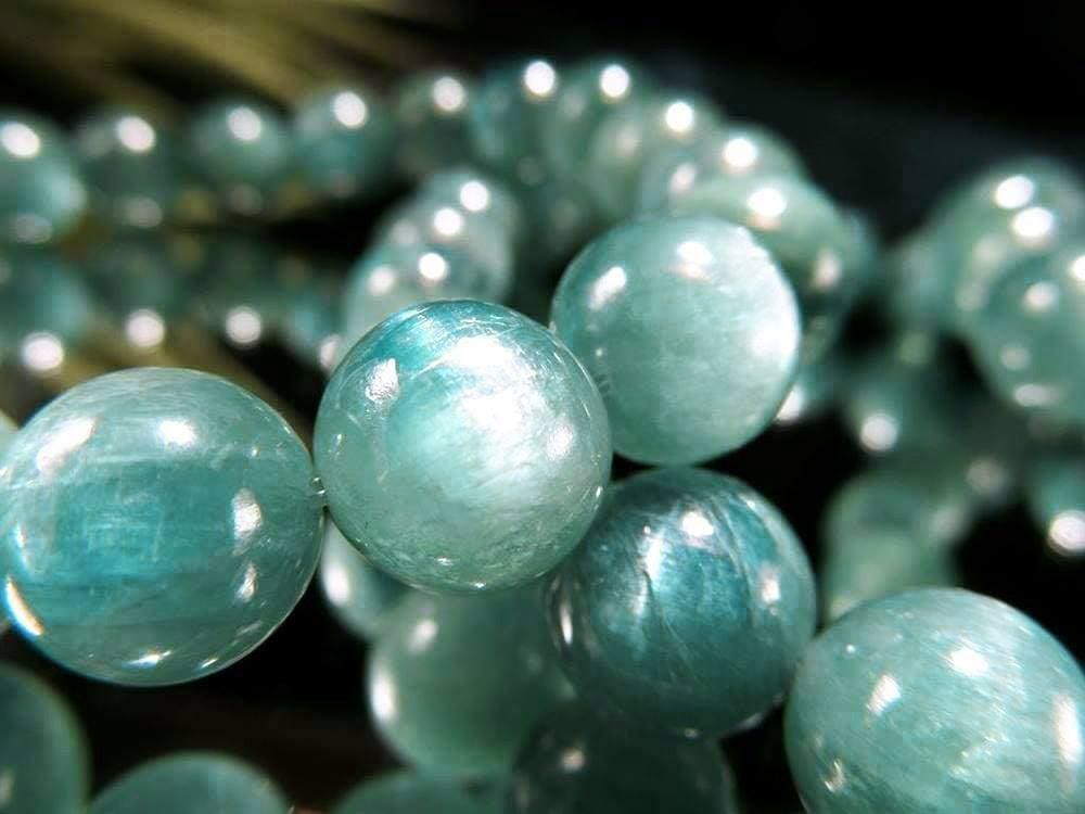 グリーン カイヤナイト 藍晶石 ブレスレット ケニア産