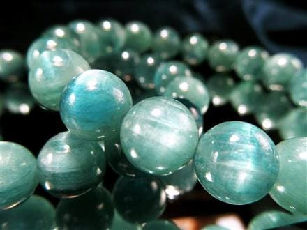 グリーン カイヤナイト 藍晶石 ブレスレット ケニア産