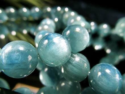 グリーン カイヤナイト 藍晶石 ブレスレット ケニア産