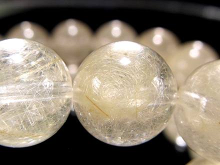 ゴールドルチルクォーツ ブレスレット ゴールドルチル ルチルレイテッドクォーツ 金針水晶