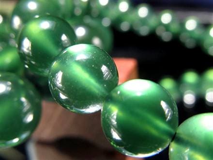 カナディアンジェイド 軟玉 翡翠 ネフライト ブレスレット カナダ産