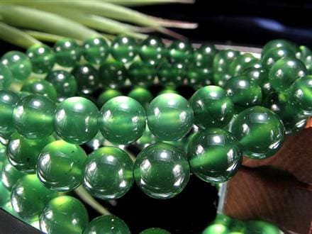 カナディアンジェイド 軟玉 翡翠 ネフライト ブレスレット カナダ産