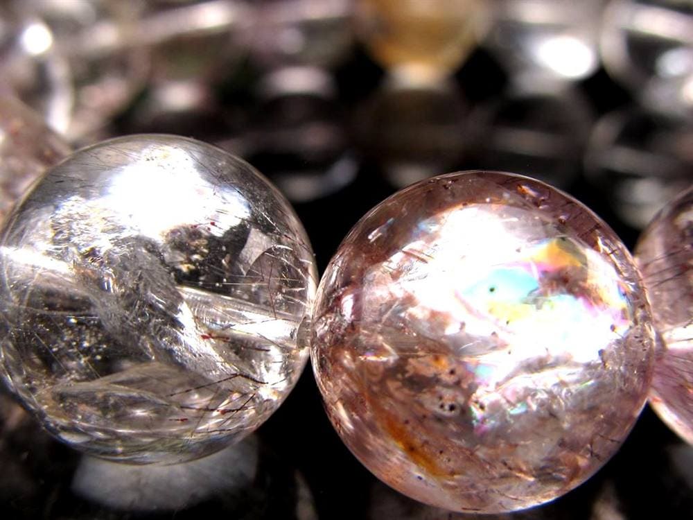 スーパーセブン ブレスレット ゲーサイト インクルージョン レピドクロサイト