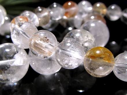 クォーツインクォーツ ブレスレット マニフェストクォーツ 貫入水晶 クリスタル