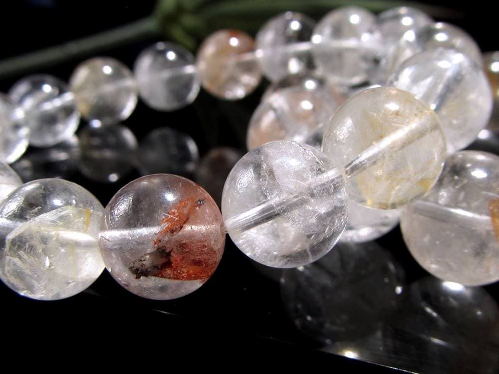 クォーツインクォーツ ブレスレット マニフェストクォーツ 貫入水晶 クリスタル