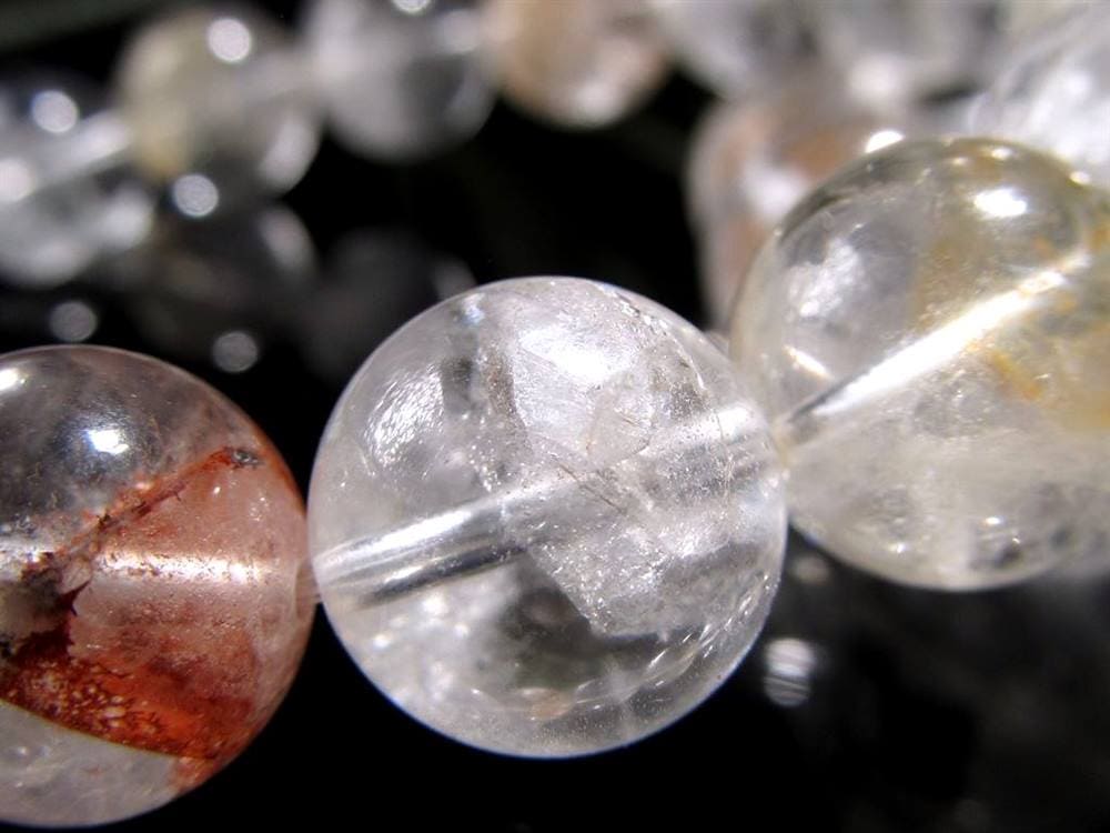 クォーツインクォーツ ブレスレット マニフェストクォーツ 貫入水晶 クリスタル