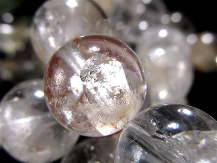 クォーツインクォーツ ブレスレット マニフェストクォーツ 貫入水晶 クリスタル