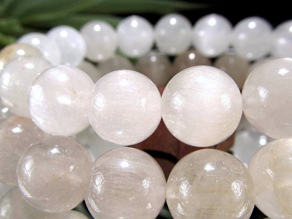 ルチルクォーツ ブレスレット キャッツアイ ホワイトルチル ラビットヘア