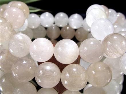 ルチルクォーツ ブレスレット キャッツアイ ホワイトルチル ラビットヘア