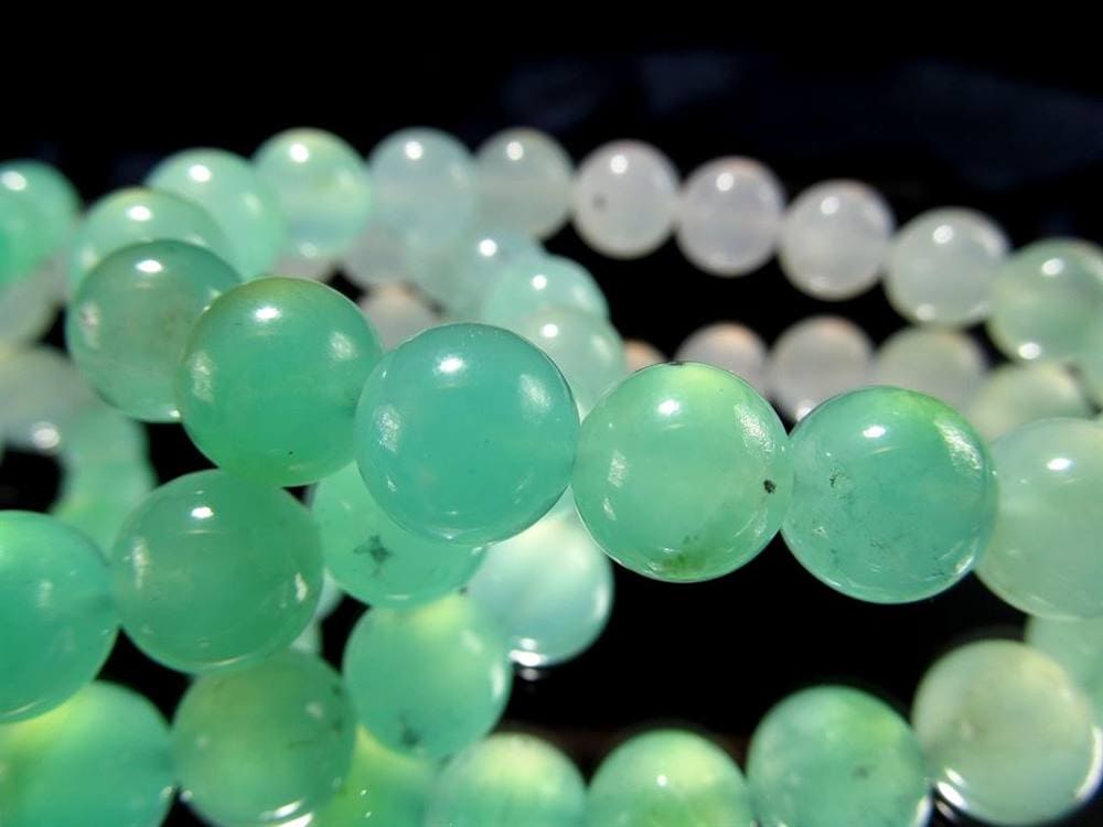 クリソプレーズ オーストラリアンジェイド ブレスレット カルセドニー 玉髄