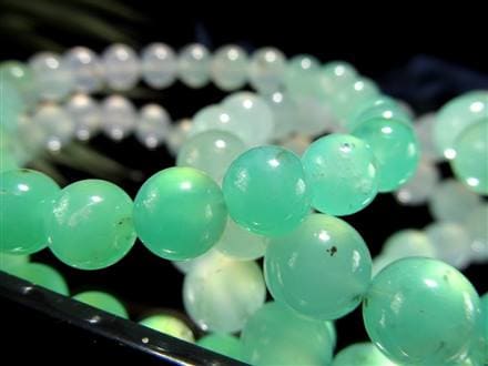 クリソプレーズ オーストラリアンジェイド ブレスレット カルセドニー 玉髄