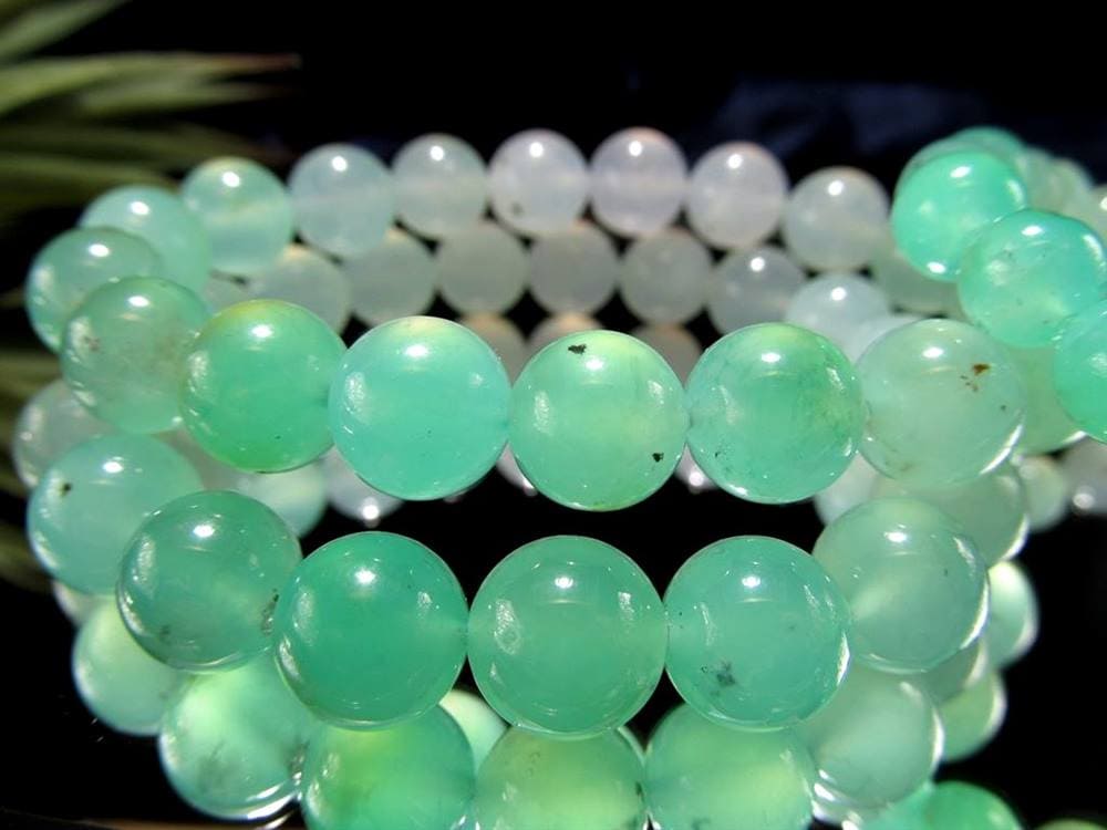 クリソプレーズ オーストラリアンジェイド ブレスレット カルセドニー 玉髄