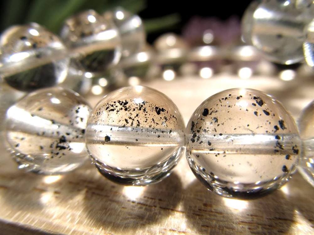 ダイヤモンドダストクォーツ マイカインクォーツ 細氷水晶 マイカ 雲母 フックサイト