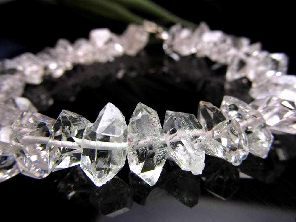 オイルインクォーツ 石油入り水晶 ブレスレット パキスタン産 ライモナイト