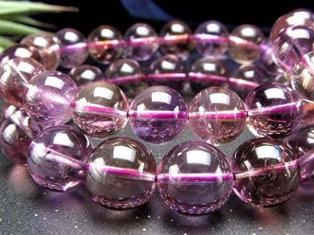 アメトリン ブレスレット 虹入り アメジスト シトリン