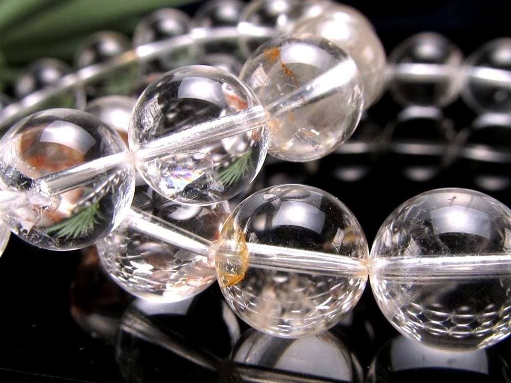 クォーツインクォーツ ブレスレット マニフェストクォーツ 貫入水晶 クリスタル