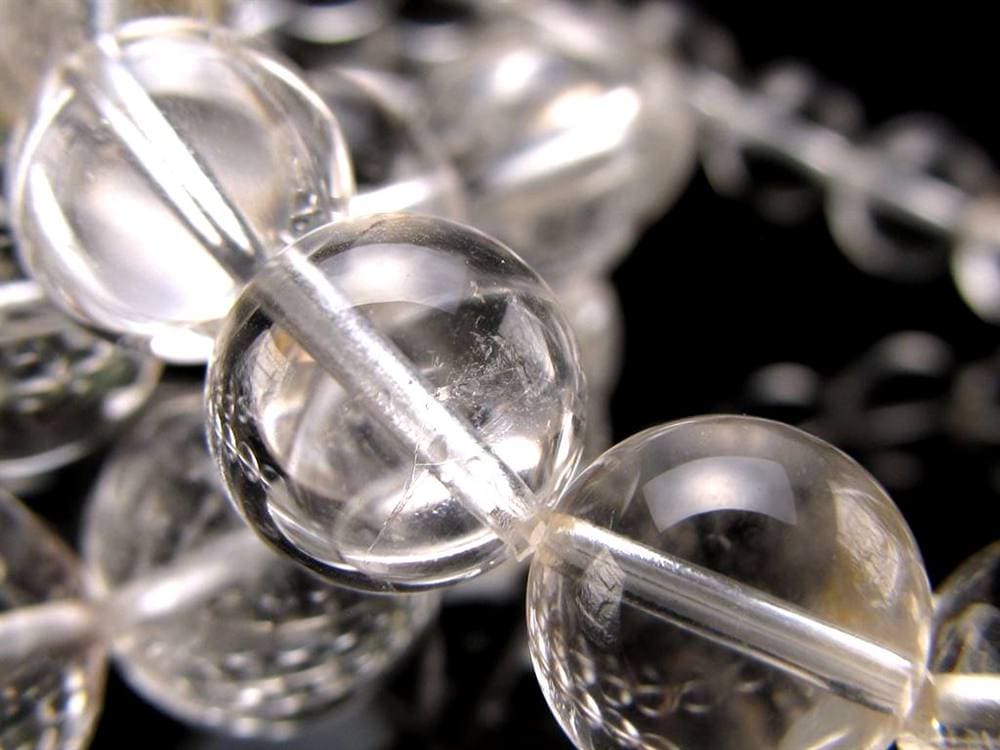 クォーツインクォーツ ブレスレット マニフェストクォーツ 貫入水晶 クリスタル