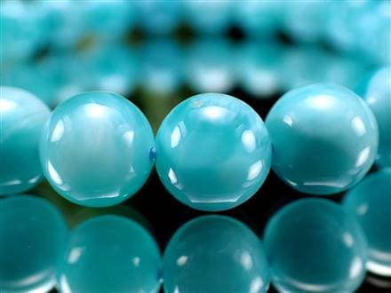 ラリマー ブレスレット ブルーペクトライト ドミニカ共和国 Larimar