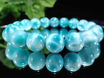 ラリマー ブレスレット ブルーペクトライト ドミニカ共和国 Larimar