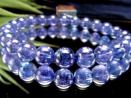 タンザナイト ブレスレット 誕生石 ブルーゾイサイト 宝石