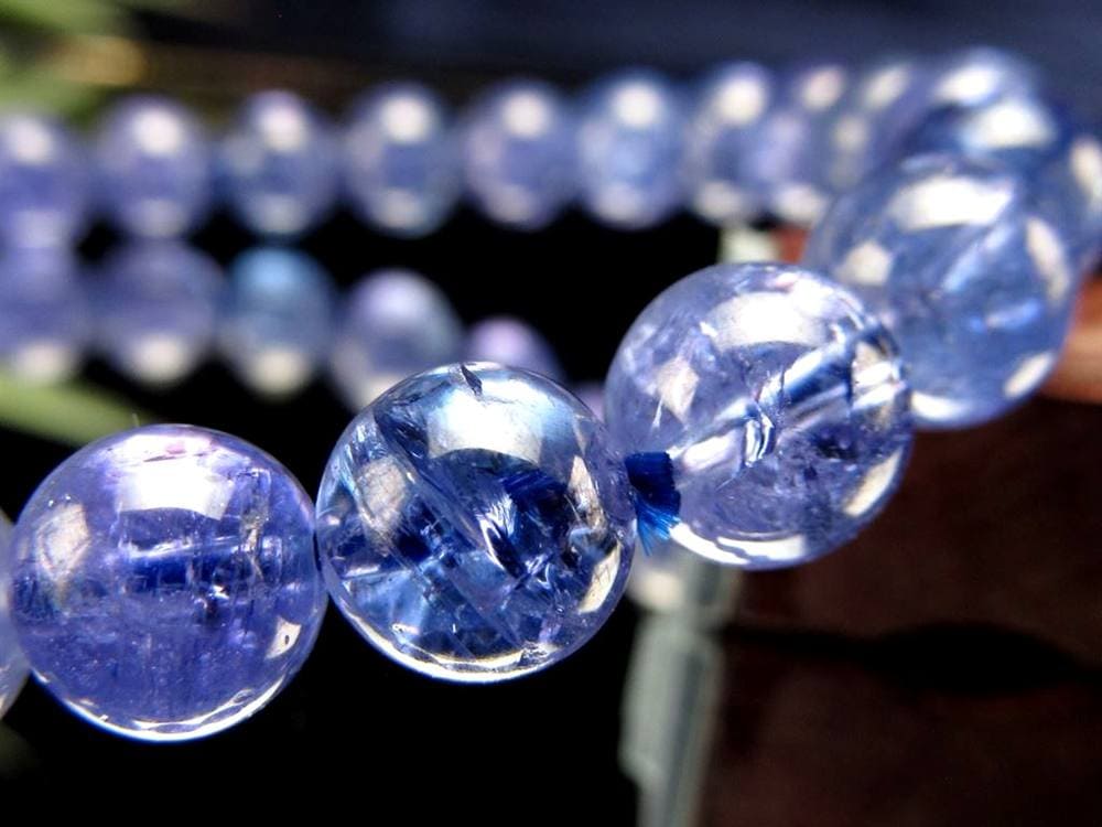 タンザナイト ブレスレット 誕生石 ブルーゾイサイト 宝石