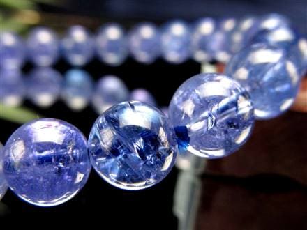 タンザナイト ブレスレット 誕生石 ブルーゾイサイト 宝石